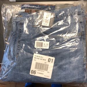 Men’s Eddie Bauer Fleece Lined Denim Pants 36x30